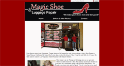 Desktop Screenshot of magicshoerepairlv.com