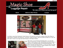 Tablet Screenshot of magicshoerepairlv.com